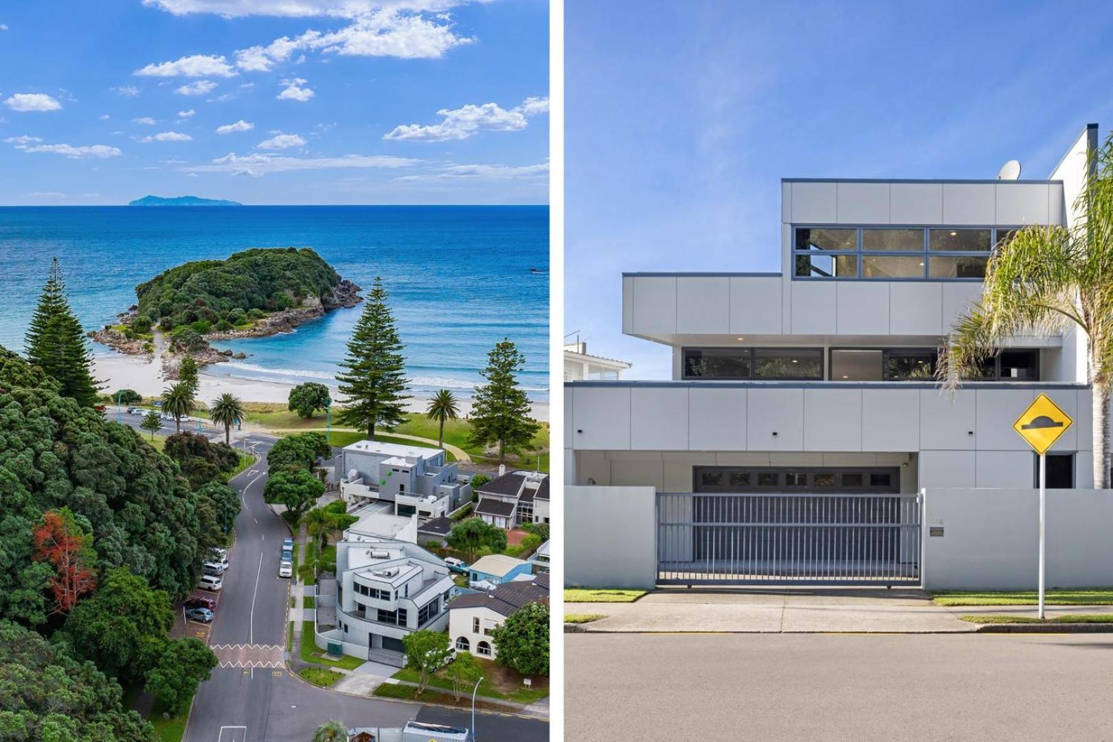 Pacific Escape - Downtown, Beach & Sea Views Mount Maunganui Buitenkant foto